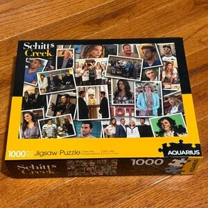 Schitt's Creek 1000-Piece Jigsaw Puzzle - Yellow/Black Collage